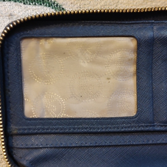 Michael Kors Jet Set Wallet Blue Zippered - Picture 6 of 8